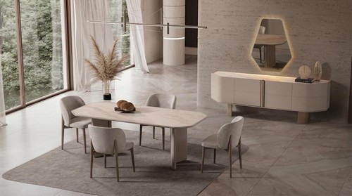 Tavolo sedia credenza specchio