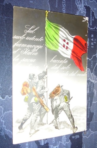 Cartolina soldati italiani - cartolina,