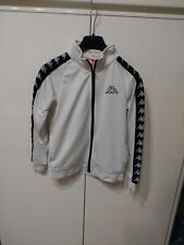 Felpa Giacca Kappa Bambino/a Unisex Bianco 10 Anni Tuta