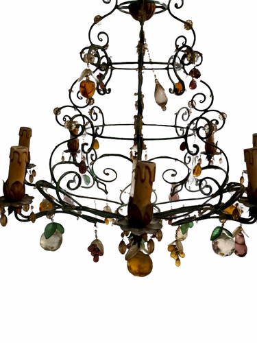Lampadario vintage ferro - vintage,