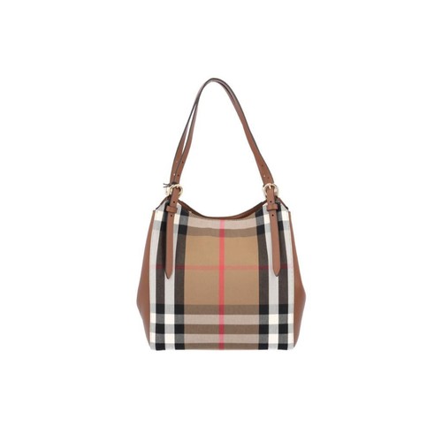 Sac burberry cuir brun - burberry, en