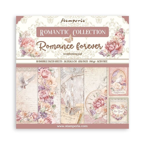 Blocco carte scrap romance - blocco,