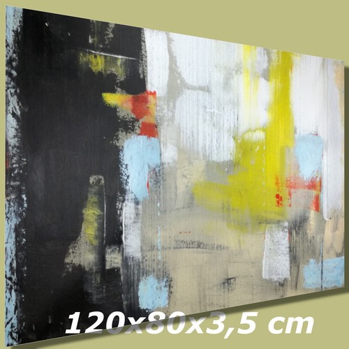 Quadro moderno dipinto mano - quadro, a