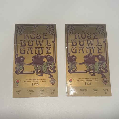 2005 rose bowl texas - texas, vs