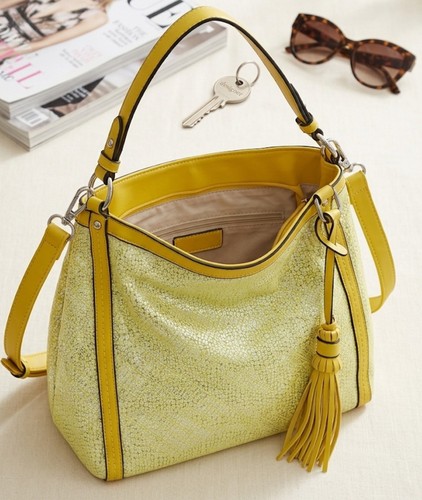 Borsa donna gialla hobo bag - donna,