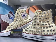 Converse Beige Studded High