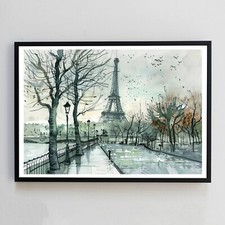 Quadro acquerello strada