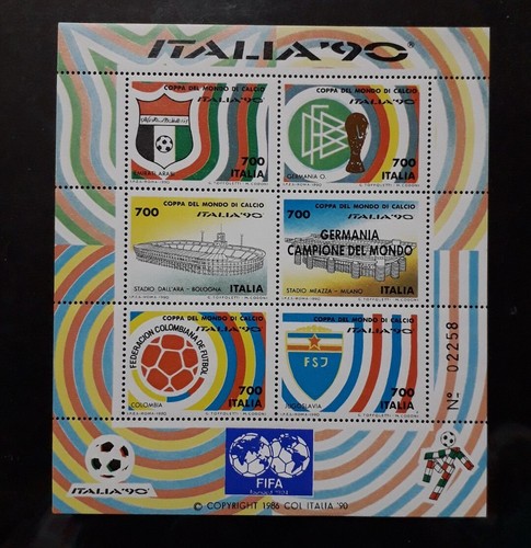 1990 italia foglietto - 1990, 90