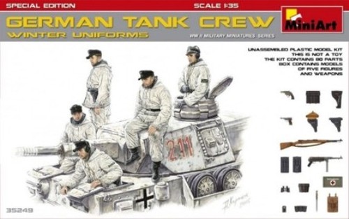 Miniart german tank crew - miniart,