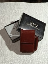 Portasigarette In Pelle,NUOVO con Scatola Originale.