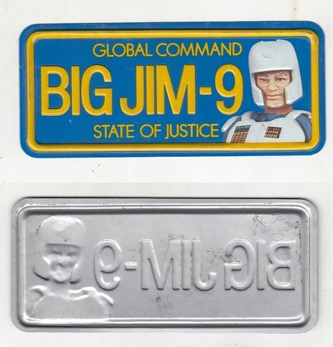 Targa metallo big jim - targa,