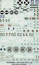 TAURO MODEL TM48/565 INSEGNE-NUMERI REGIA AERONAUTICA G 50 - RE 2001 - D 520 