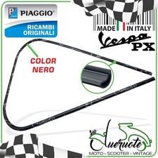 BORDO SCUDO IN PLASTICA NERO PER VESPA PX 125 150 200 T5 PE ARCOBALENO PIAGGIO