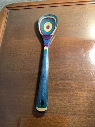Cucchiaio legno dipinto - dipinto, a