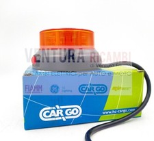 FARO LED LAMPADA ROTANTE LAMPEGGIATORE PER EMERGENZA ARANCIO 12V 24V A CAVO