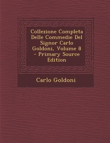 Goldoni collezione completa - collezione,