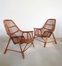  COPPIA POLTRONE VIMINI