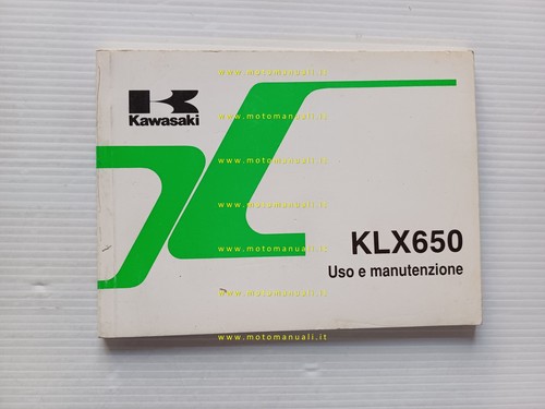 Kawasaki klx 650 1992 - kawasaki,