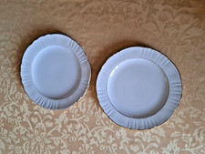 2 Piatti piani doppio filo oro