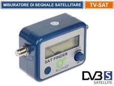 MISURATORE DI CAMPO INDICATORE DI SEGNALE PER ANTENNE SATELLITARI SAT FINDER 
