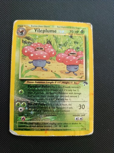 Pokemon vileplume 18 - vileplume, 17/18