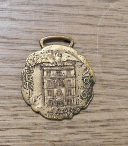 Fob per orologio ottone - per,