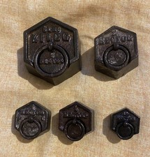 Set Pesi In Ferro vintage per