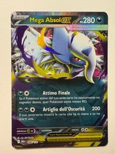Lotto Carte Pokémon(megaevoluzione)100 Comuni+10 Holo+1 Mega EX Absol/Manectric