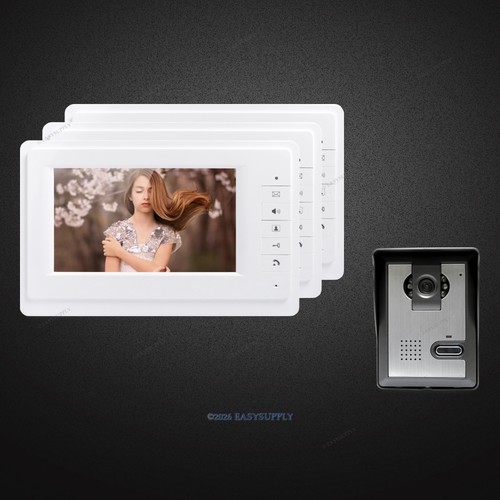 Video security door - 7", phone