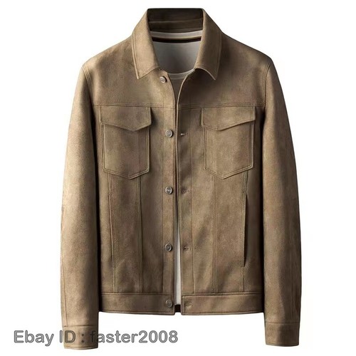 Giacca cappotto uomo ecopelle