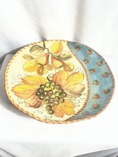 Piatto decorativo dipinto a