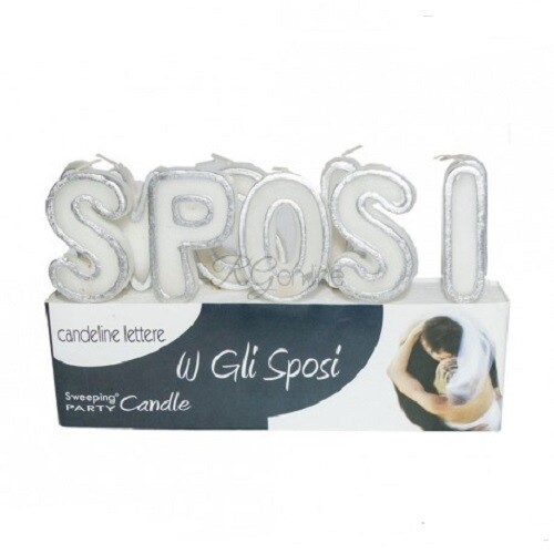 Candeline gli sposi - w,