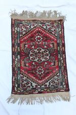 antico Tappeto Persiano Hamadan Orientale in lana annodato a mano 56 x 84 cm