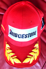 CASQUETTE BRIDGESTONE ROUGE GAMME EUROPEENNE OFFICIELLE TAILLE REGLABLE NEUF