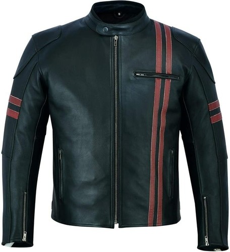 Giacca uomo nera cafe racer - giacca,