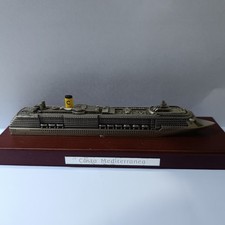 Costa Mediterranea Modellino Nave Costa Crociera Collezione Raro e Dettagliato