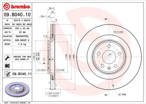 Coppia dischi freno brembo - freno,