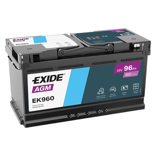 Exide ek960 batteria agm 12v - ek960,