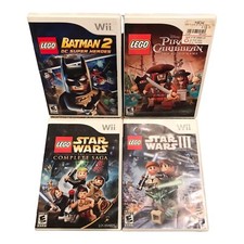 Wii LEGO Game Lot Of 4 Games