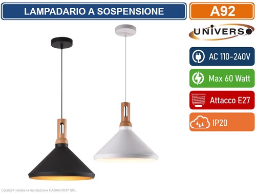 Lampadario metallo a - in,