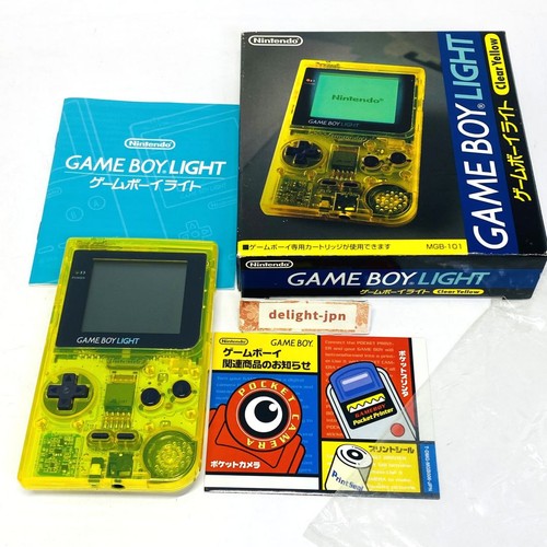 Nintendo gameboy light clear - nintendo,