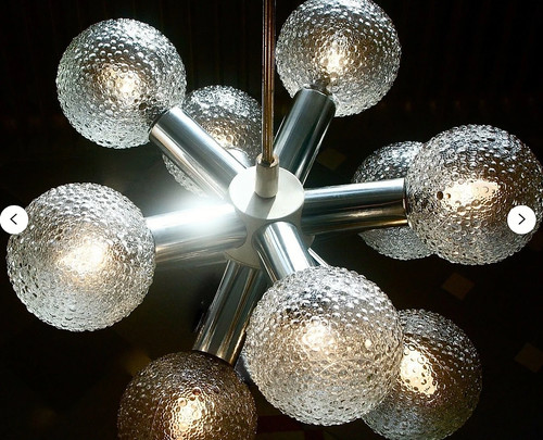 Lampadario sputnik atomic anni - lampadario,