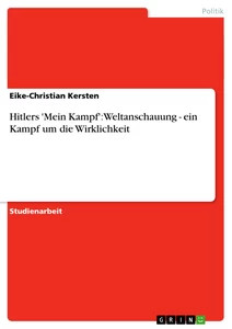 Hitlers mein kampf - hitlers, 'mein