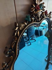 specchio antico dorato da comò oppure consol