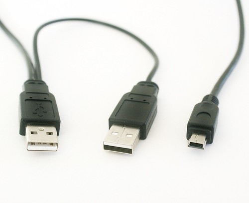 Cavo usb mini b - usb, y