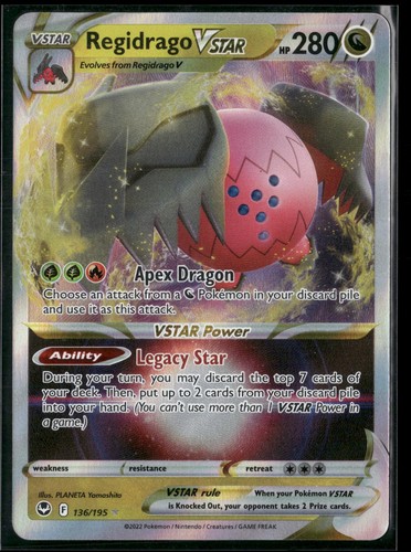 Regidrago vstar 136 195 holo - regidrago, 136/195