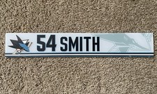 Targa armadietto Givani Smith - piastra in gomma squali San Jose 