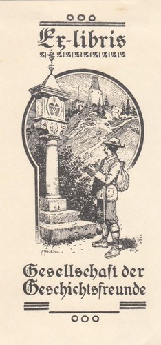 Exlibris bookplate klischee - exlibris,