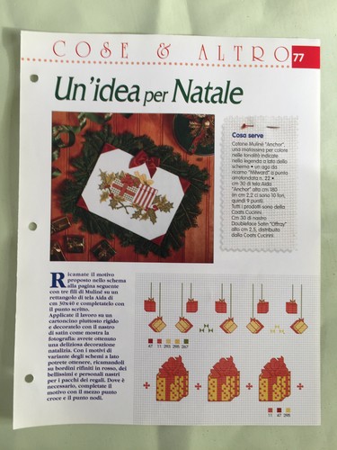 Schema punto croce - , ricamo