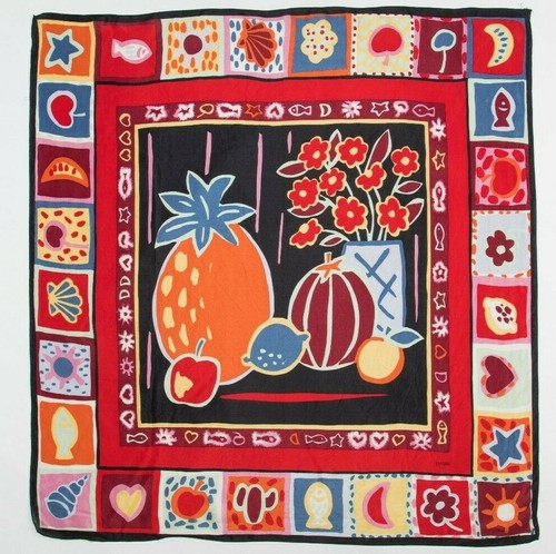 Magnifique vintage foulard - foulard, "